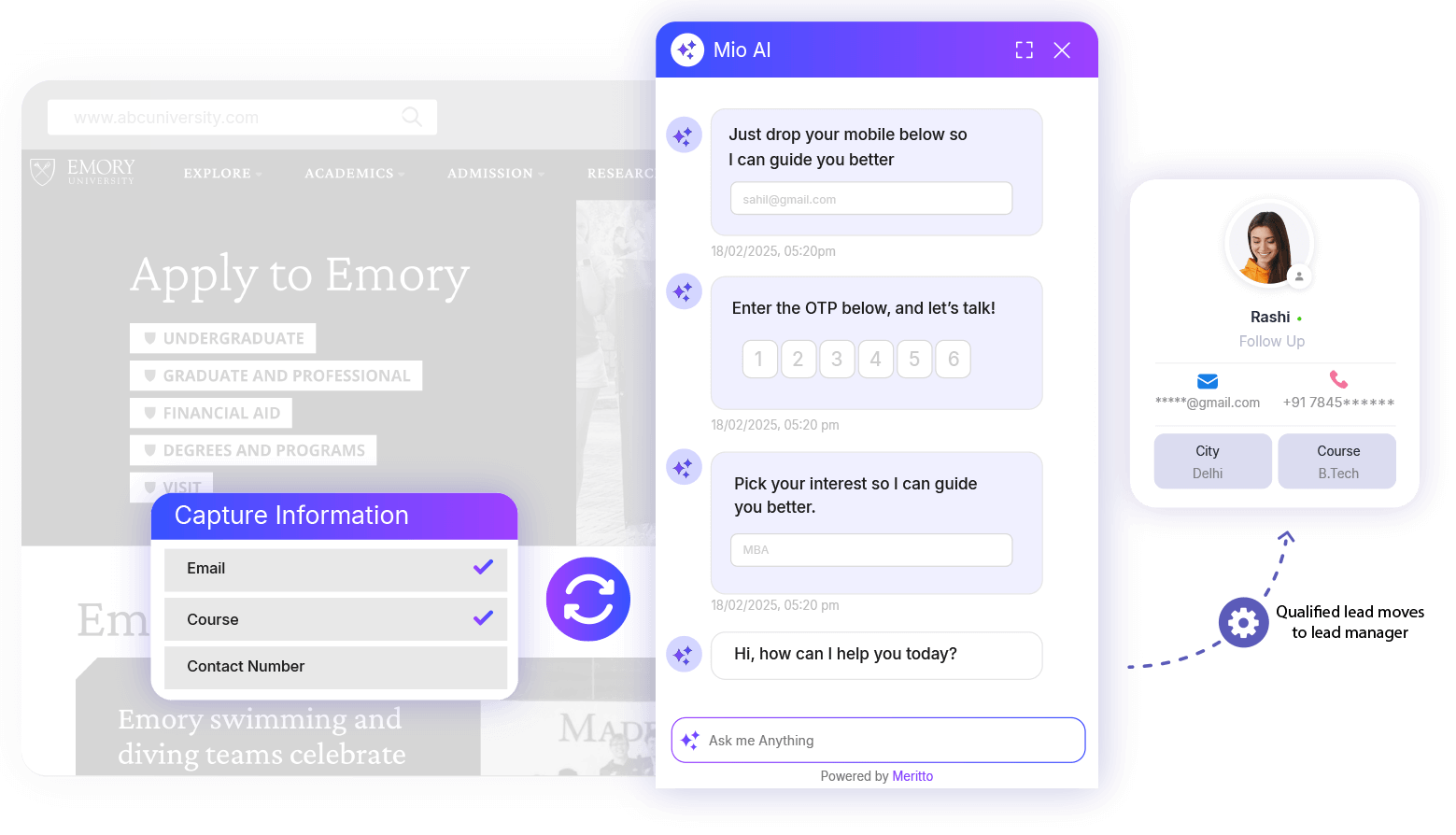 Mio Website Agent